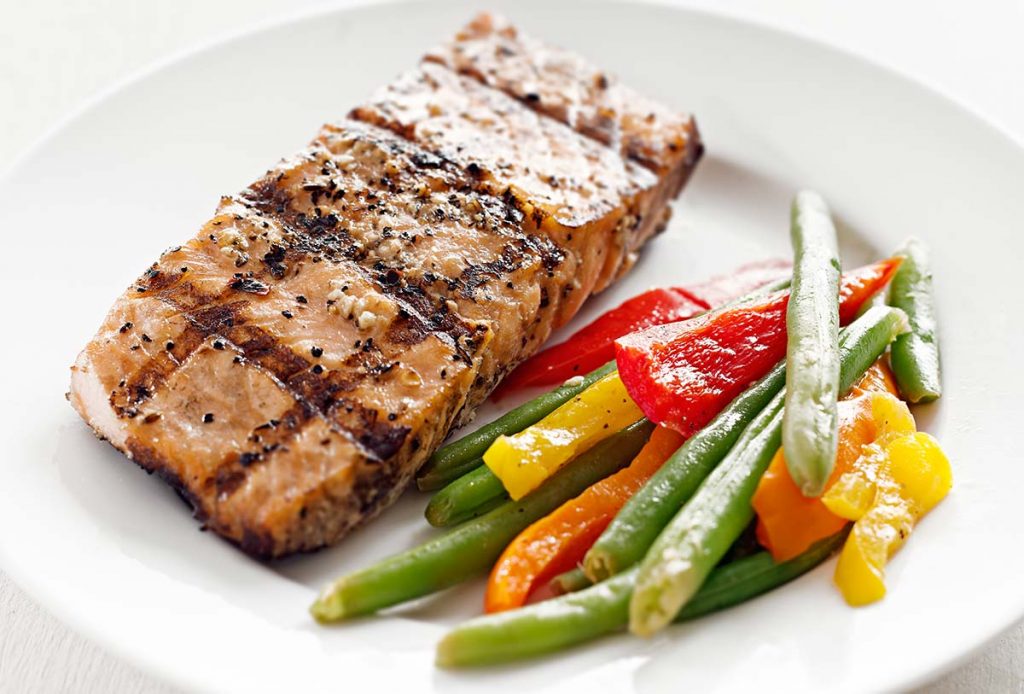 receta de salmón para cenar